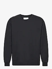 Garment Project - Heavy L/S Tee - Black - langermede t-skjorter - black - 0