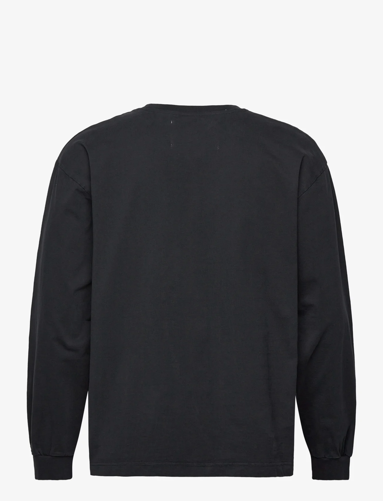 Garment Project - Heavy L/S Tee - Black - langærmede t-shirts - black - 1