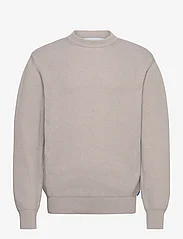 Garment Project - Round Neck Knit - Light Grey - nordic style - light grey - 0