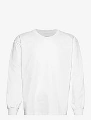 Garment Project - Heavy L/S Tee - White - langærmede t-shirts - white - 0