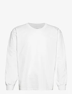 Heavy L/S Tee - White, Garment Project