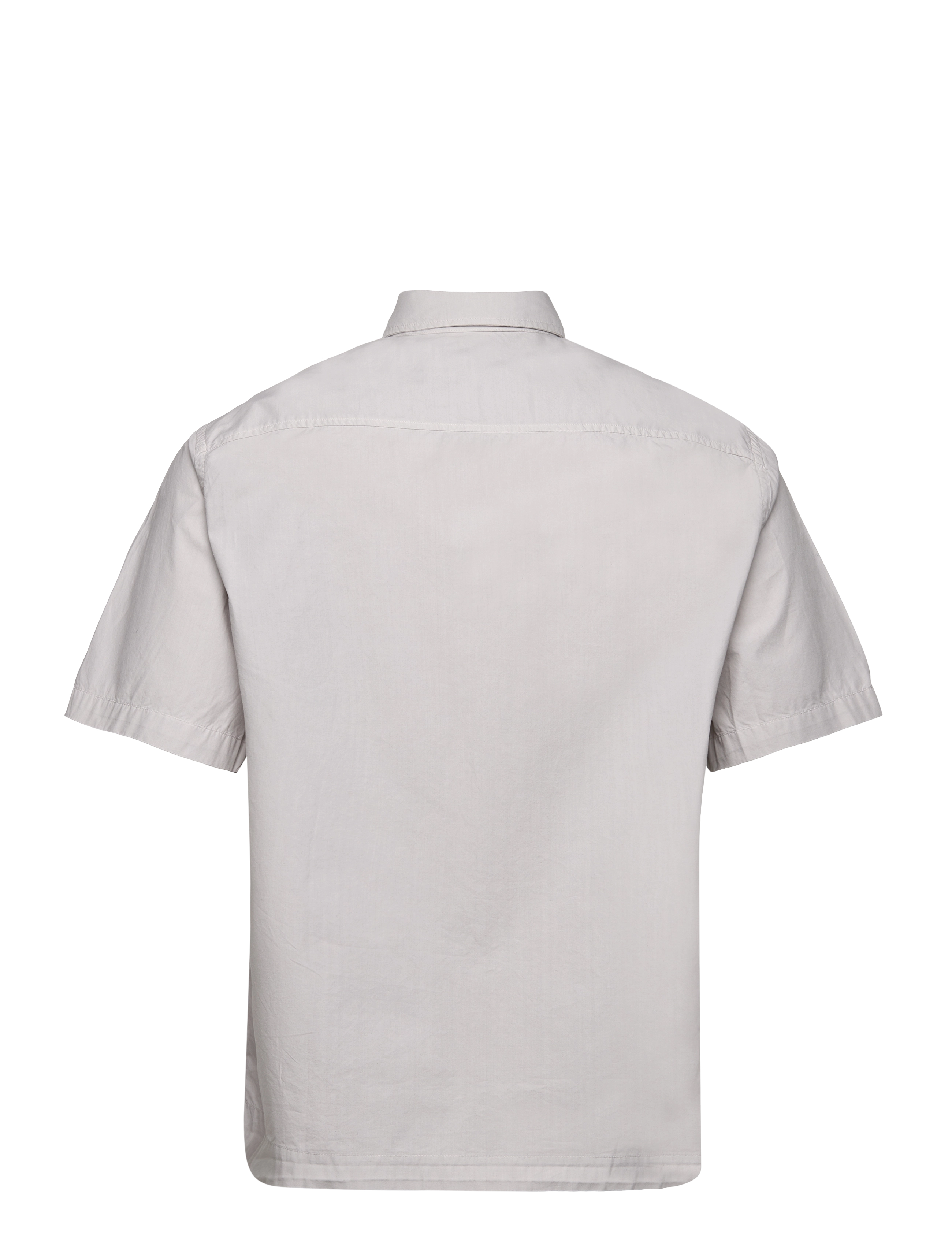 Garment Project - Short Sleeved Shirt - Bone White - stutterma skyrtur - bone white - 1