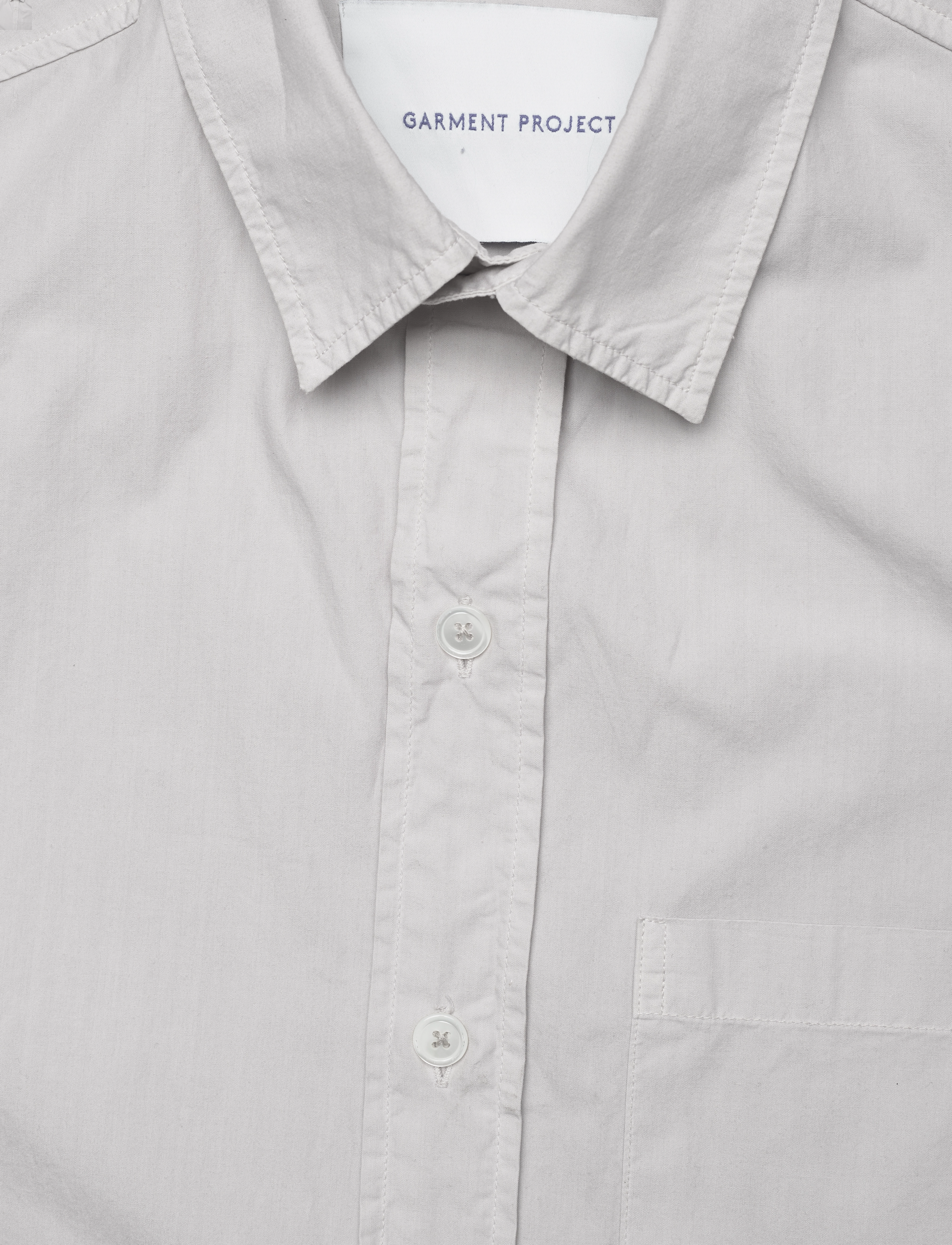 Garment Project - Short Sleeved Shirt - Bone White - stutterma skyrtur - bone white - 2
