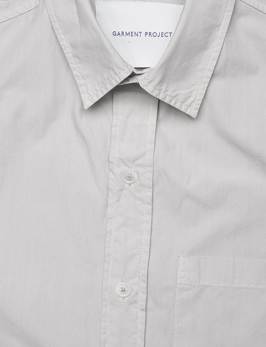 Garment Project - Short Sleeved Shirt - Bone White - stutterma skyrtur - bone white - 2