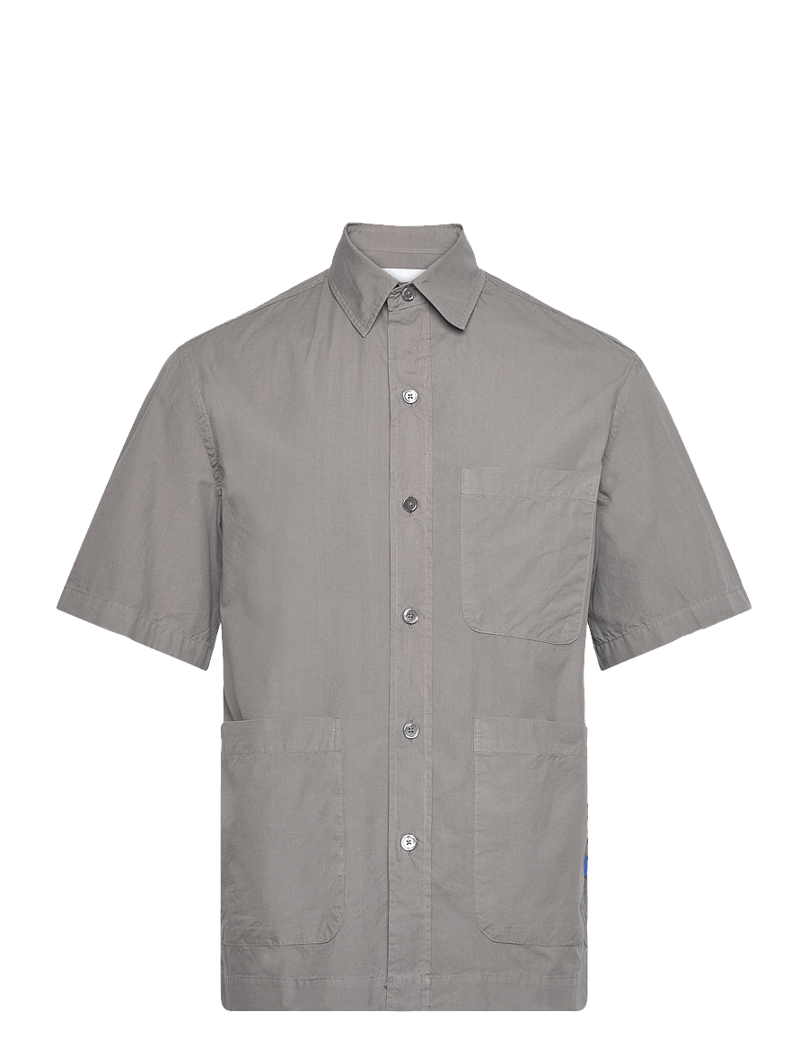 Garment Project - Short Sleeved Shirt - Charcoal - kurzarmhemden - charcoal - 0