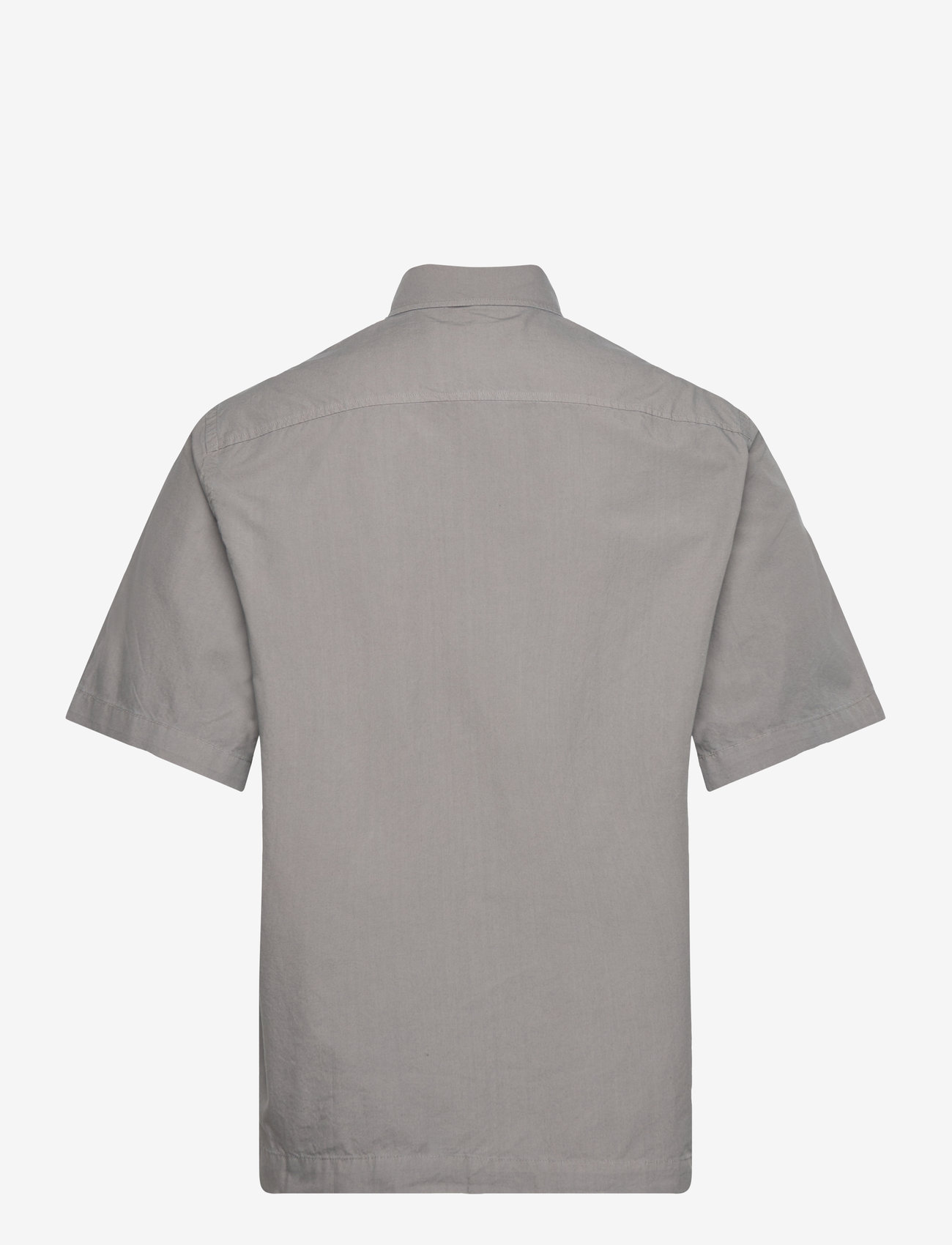 Garment Project - Short Sleeved Shirt - Charcoal - kortærmede skjorter - charcoal - 1