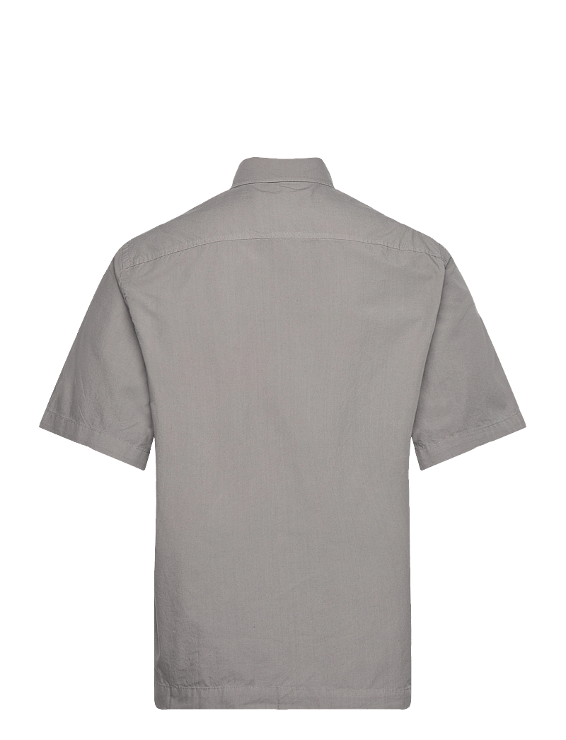 Garment Project - Short Sleeved Shirt - Charcoal - kortærmede skjorter - charcoal - 1