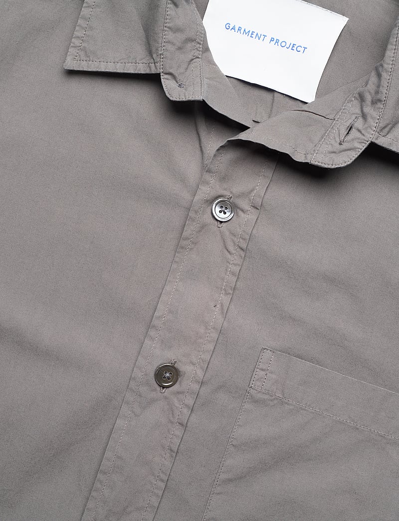 Garment Project - Short Sleeved Shirt - Charcoal - kortærmede skjorter - charcoal - 2
