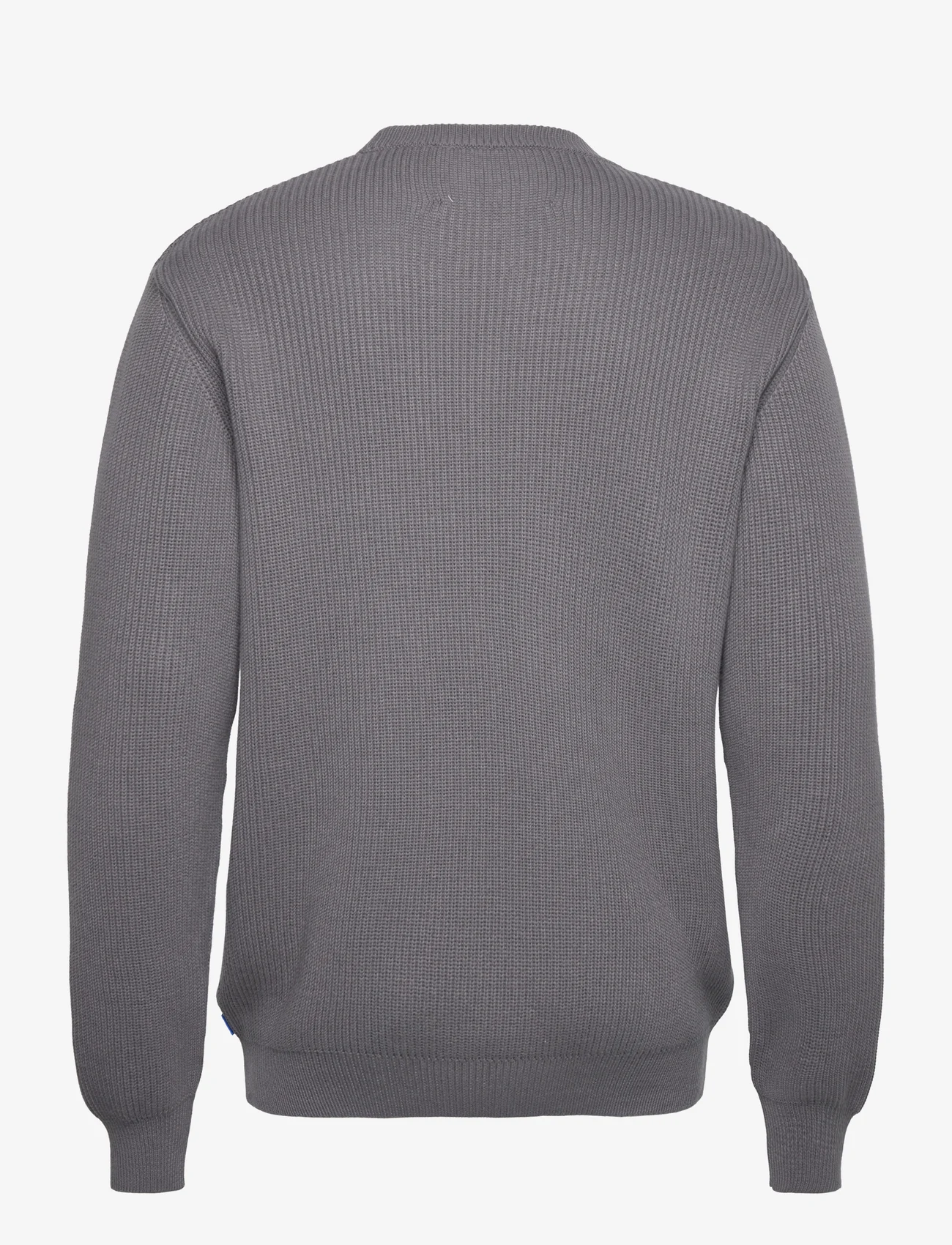 Garment Project - Round Neck Knit - rundhalsad - 445 charcoal - 1