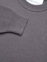 Garment Project - Round Neck Knit - knitted round necks - 445 charcoal - 2