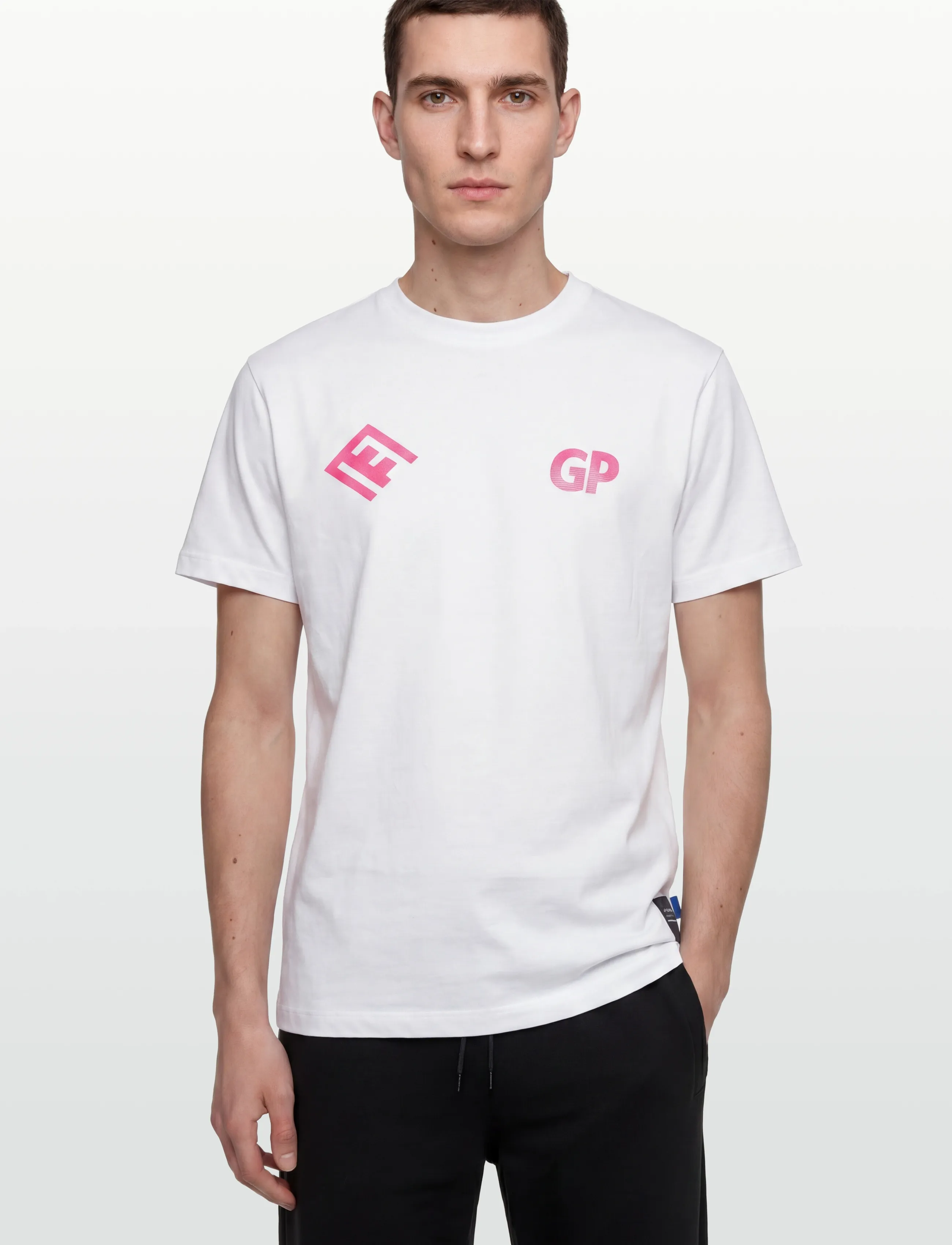 Garment Project - GP13 Logo Tee - White - kortärmade t-shirts - white - 3