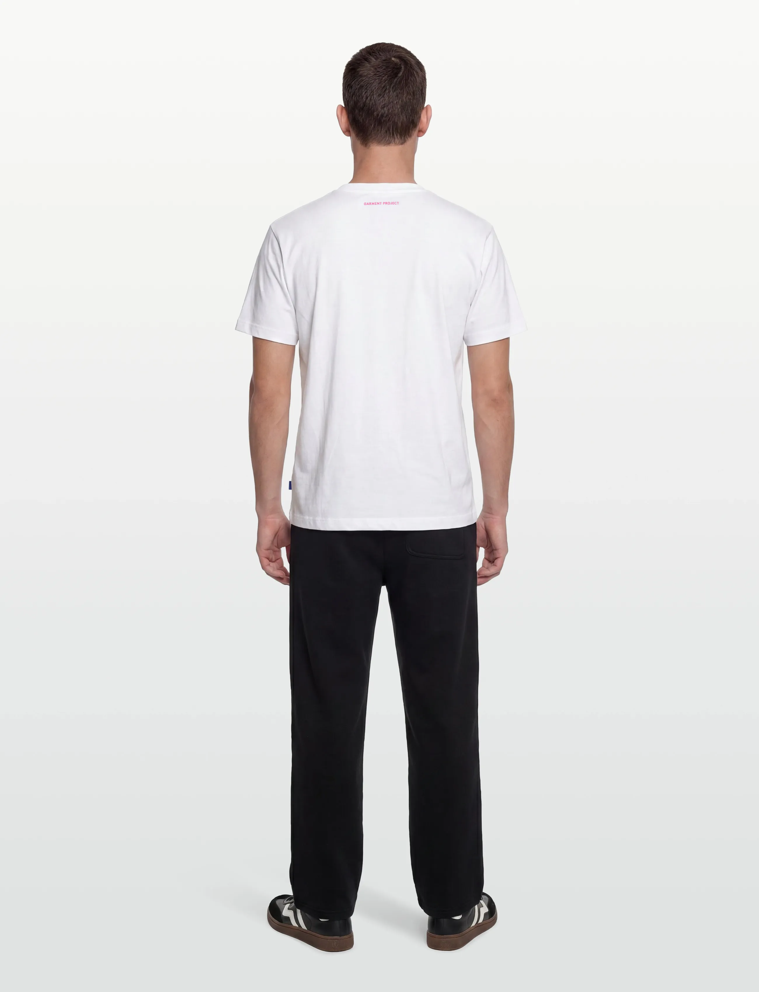 Garment Project - GP13 Logo Tee - White - kortärmade t-shirts - white - 4