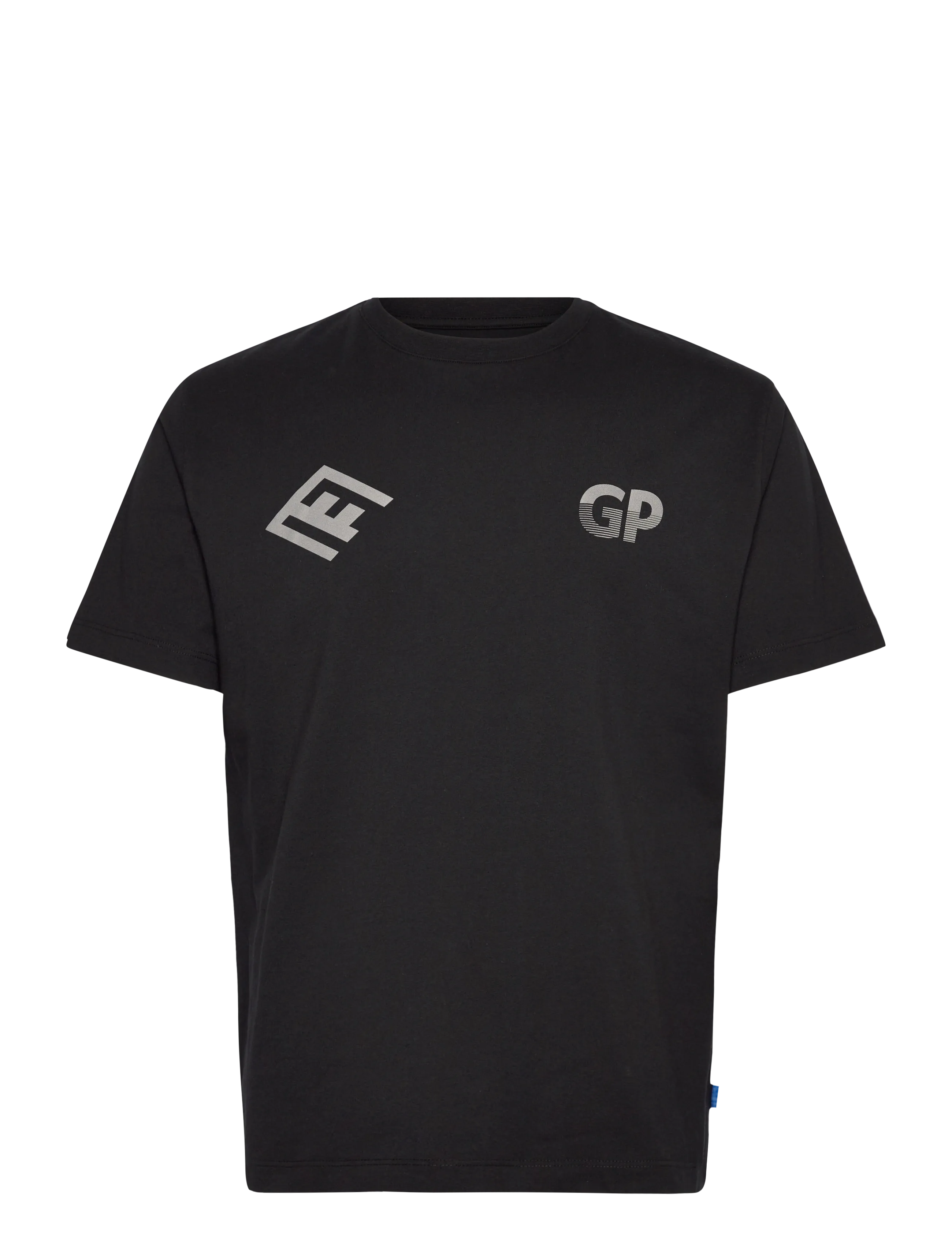 Garment Project GP13 Logo Tee - Black - T-paidat - BLACK / black