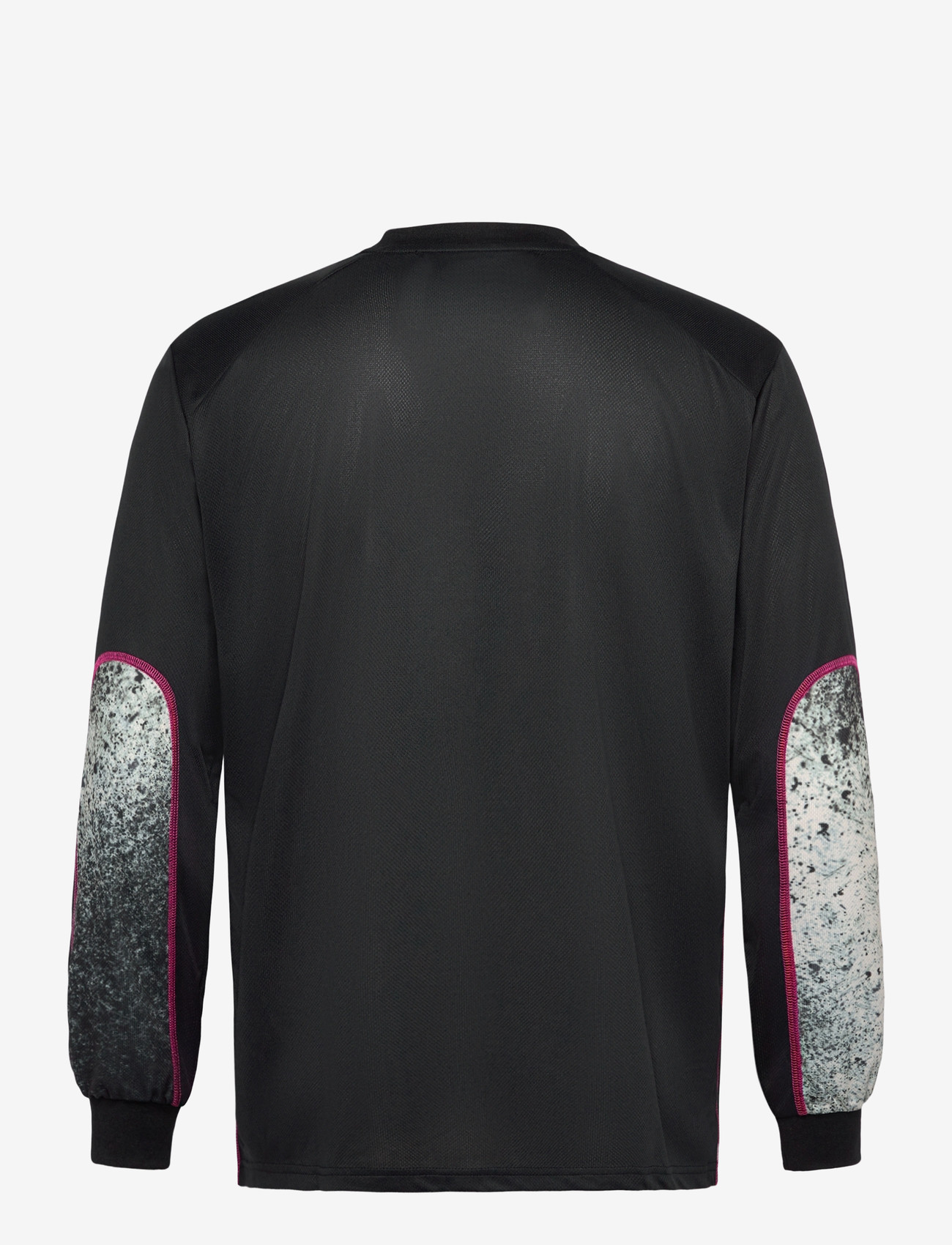 Garment Project - Technical Long Sleeved Tee - Black - langärmelig - black/grey a.o.p. - 1