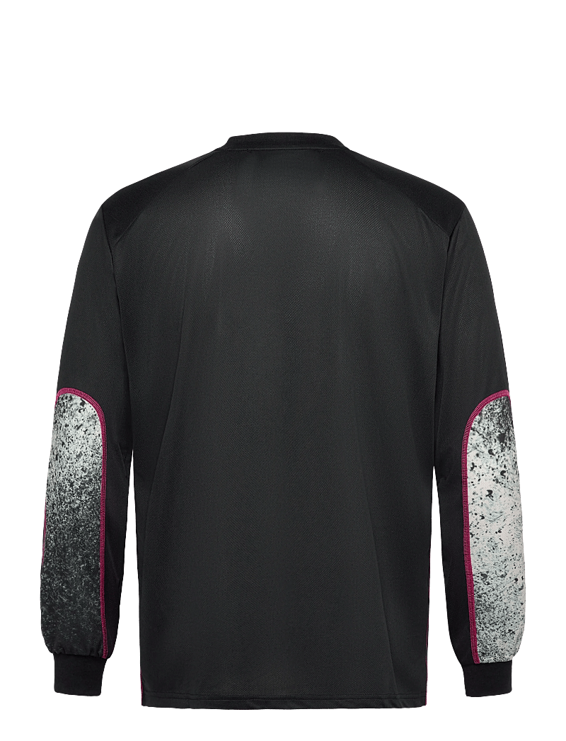 Garment Project - Technical Long Sleeved Tee - Black - langärmelig - black/grey a.o.p. - 1