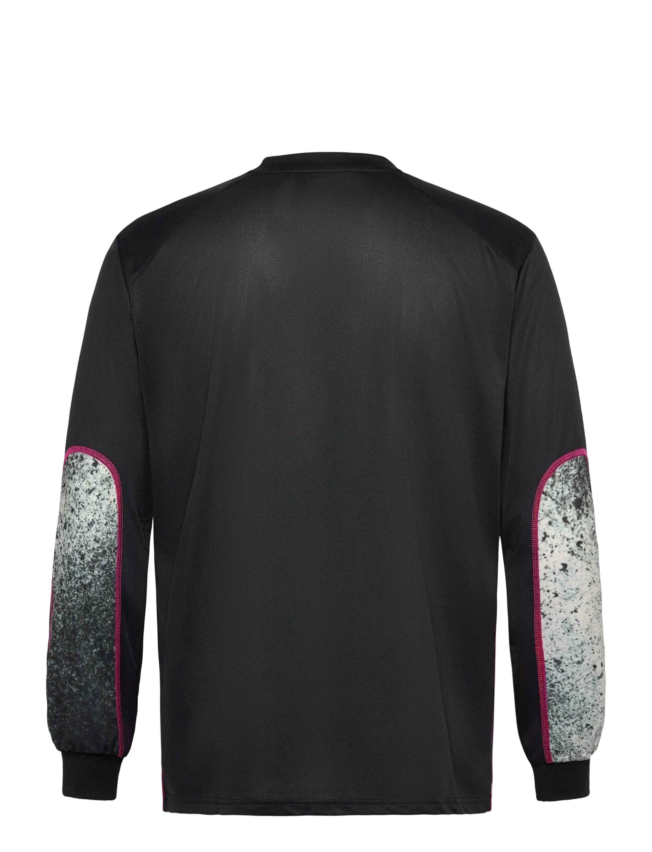 Garment Project - Technical Long Sleeved Tee - Black - birthday gifts - black/grey a.o.p. - 2