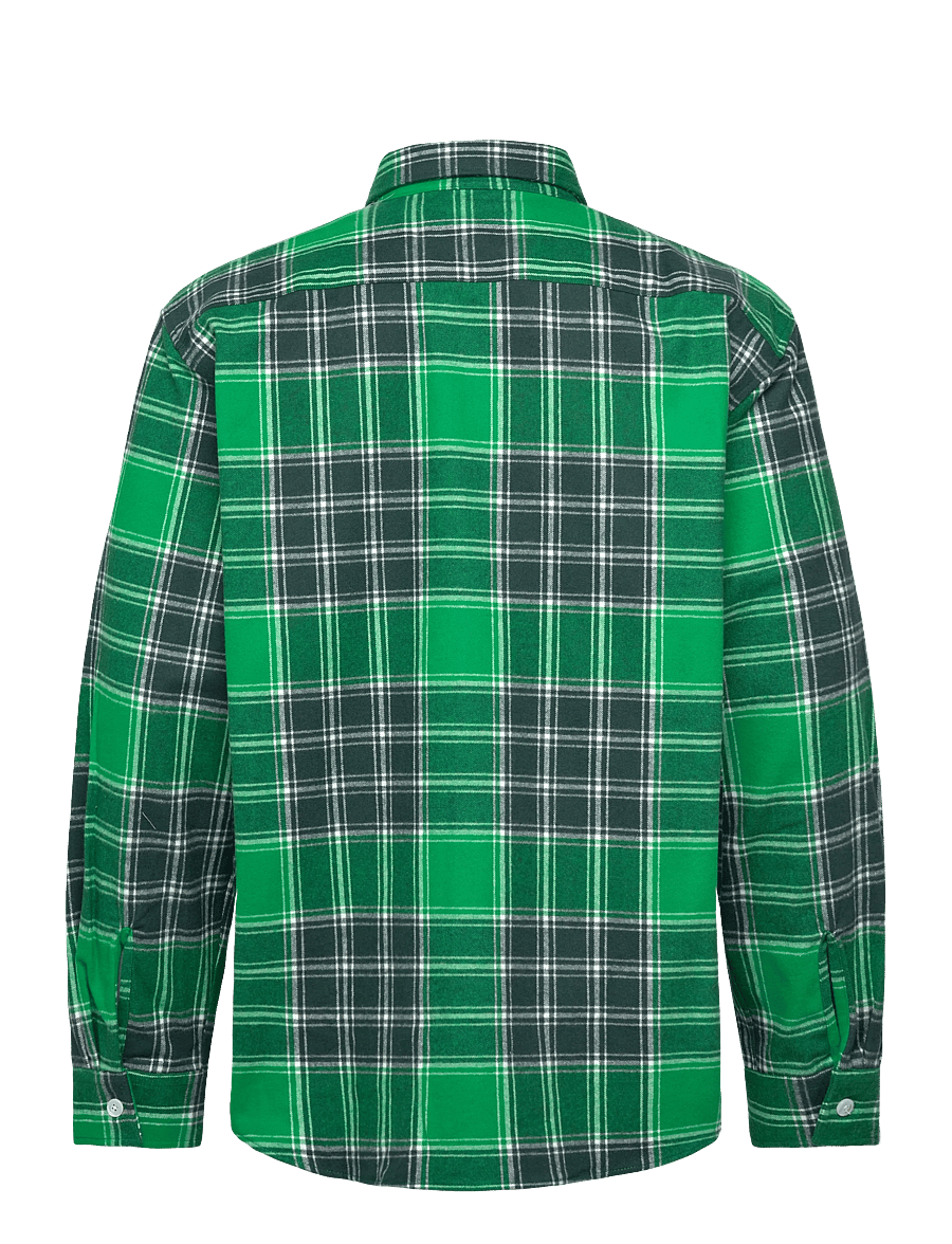 Garment Project - Check Overshirt - Green - ruudulised särgid - green - 1