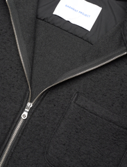 Garment Project - Teddy Unlined Jacket - ulljackor - 999 black - 2