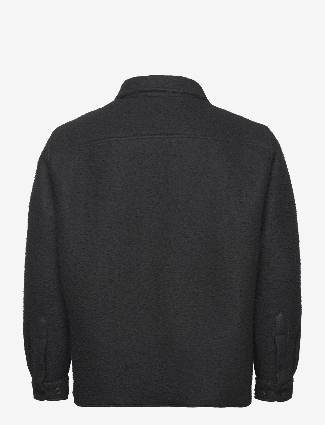 Garment Project - Teddy Unlined Jacket - Black - efterårsjakker - black - 1
