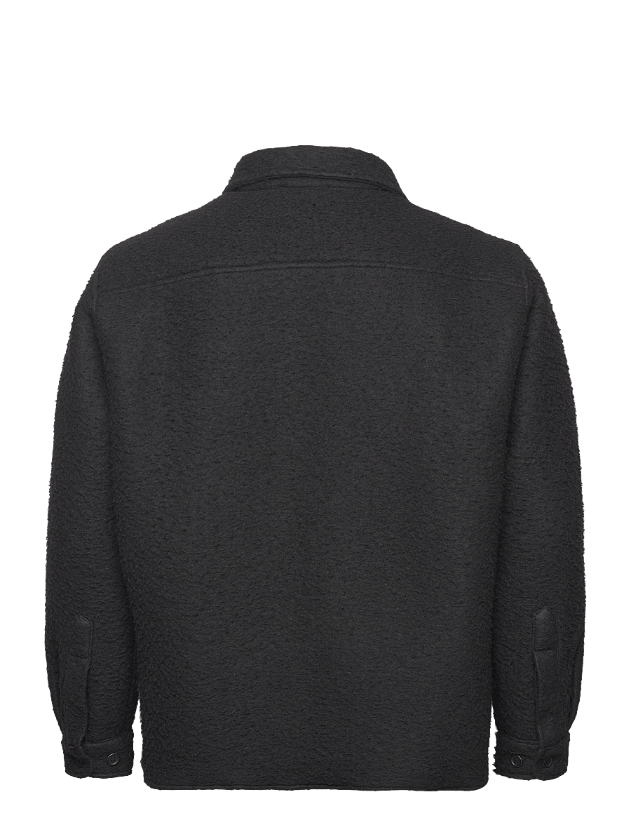 Garment Project - Teddy Unlined Jacket - Black - jacken - black - 1