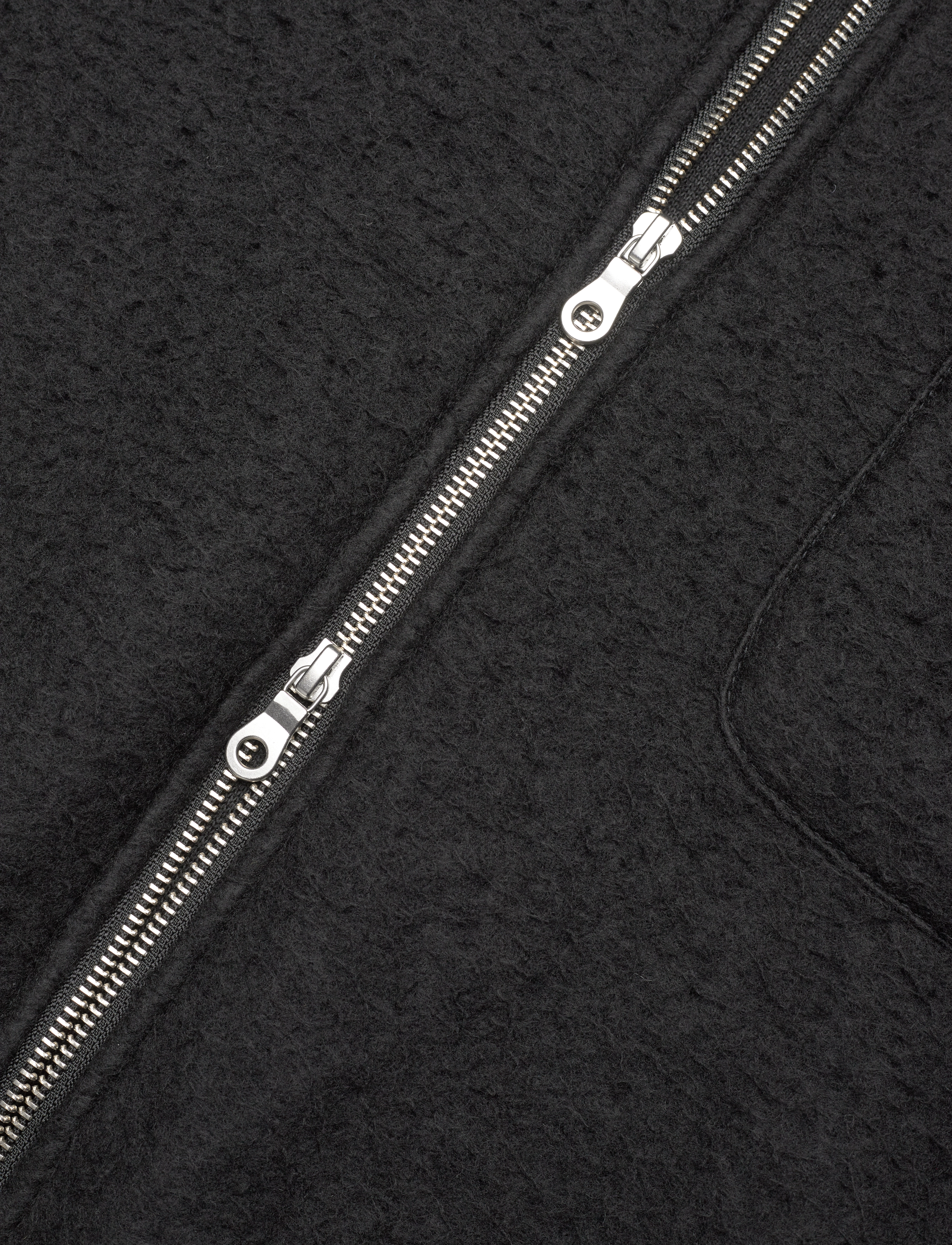 Garment Project - Teddy Unlined Jacket - Black - jacken & mäntel - black - 3