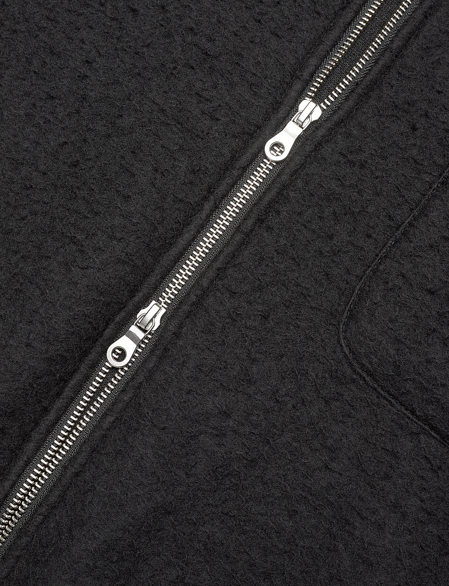 Garment Project - Teddy Unlined Jacket - Black - jacken - black - 3