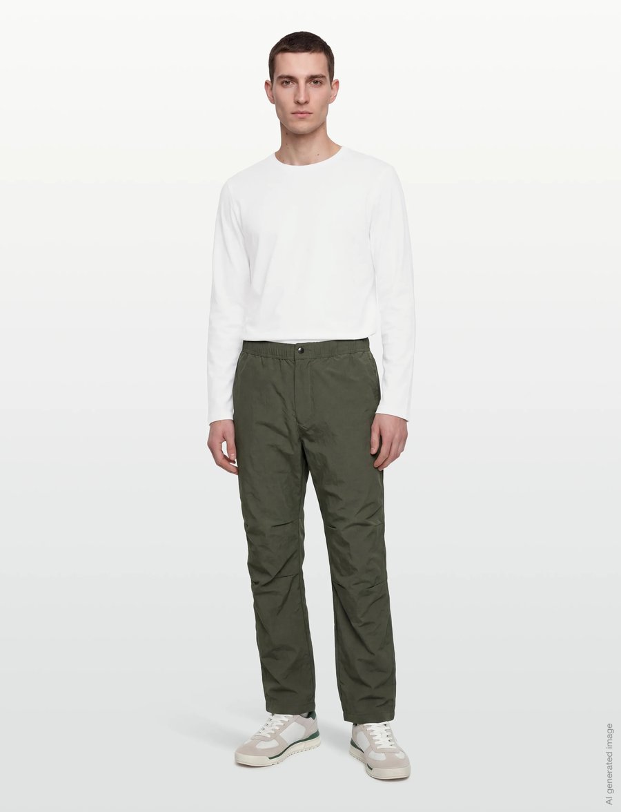 Garment Project - Tech Pant - Dusty Green - vabaajapüksid - dusty green - 0