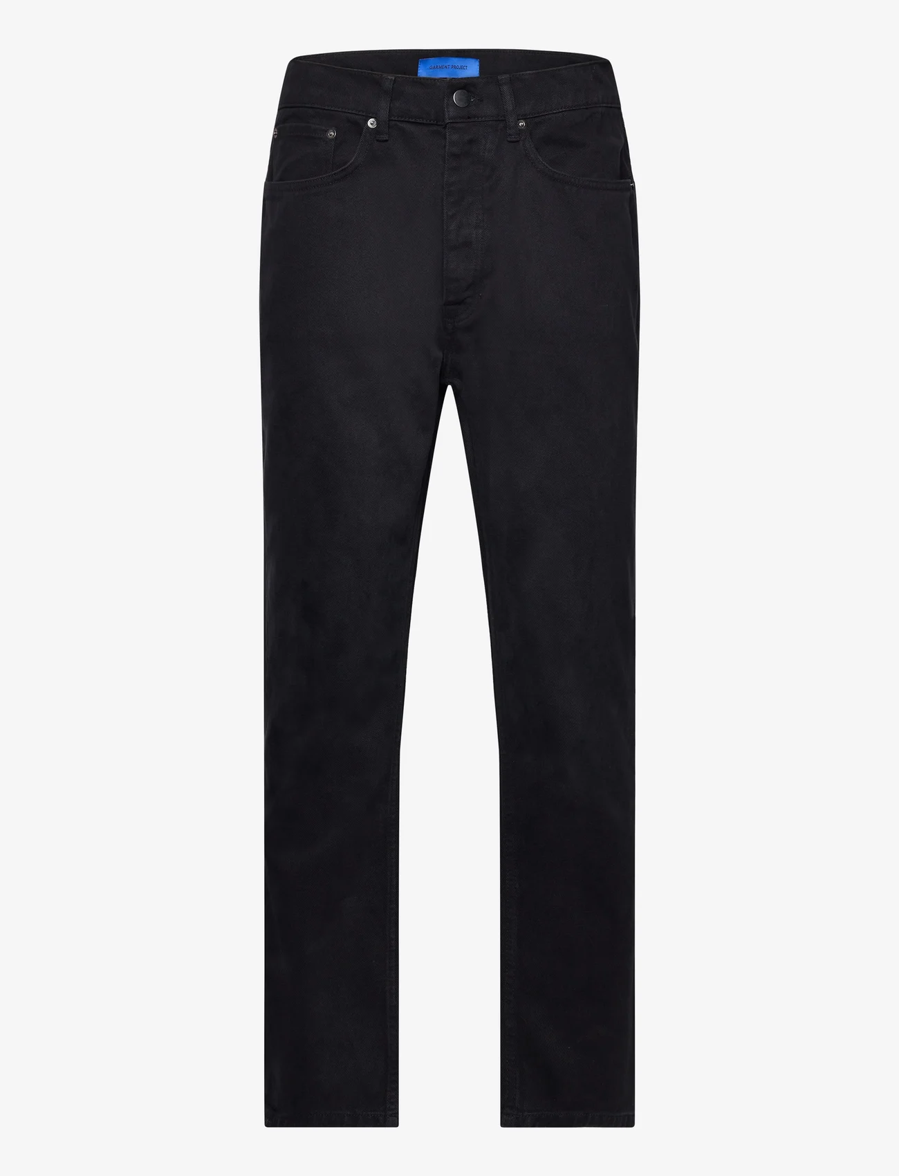 Garment Project - Regular Five Pocket Jeans - suorat farkut - 999 black - 0