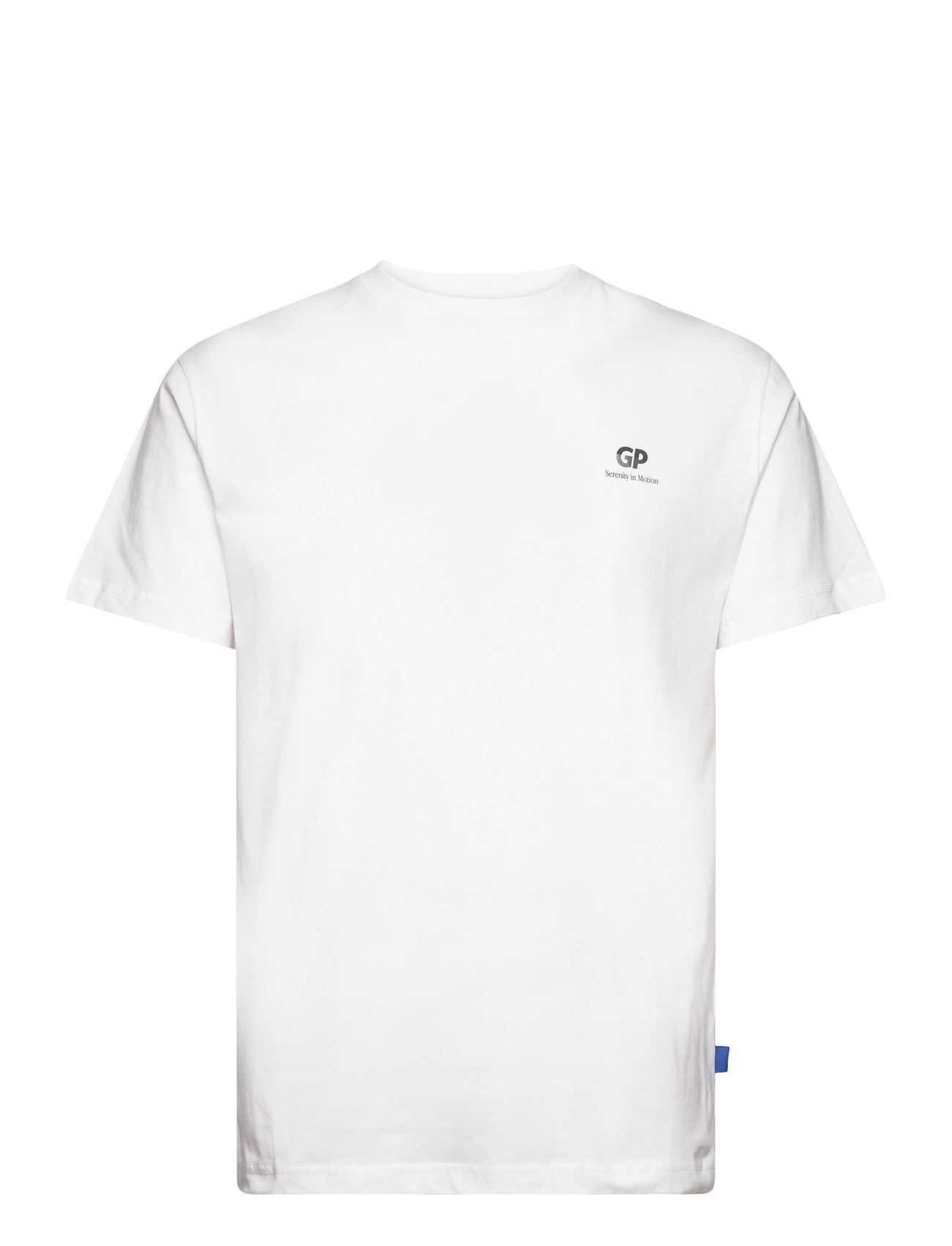 Garment Project - Relaxed Fit Tee - White / Serenity - kortærmede t-shirts - white - 0