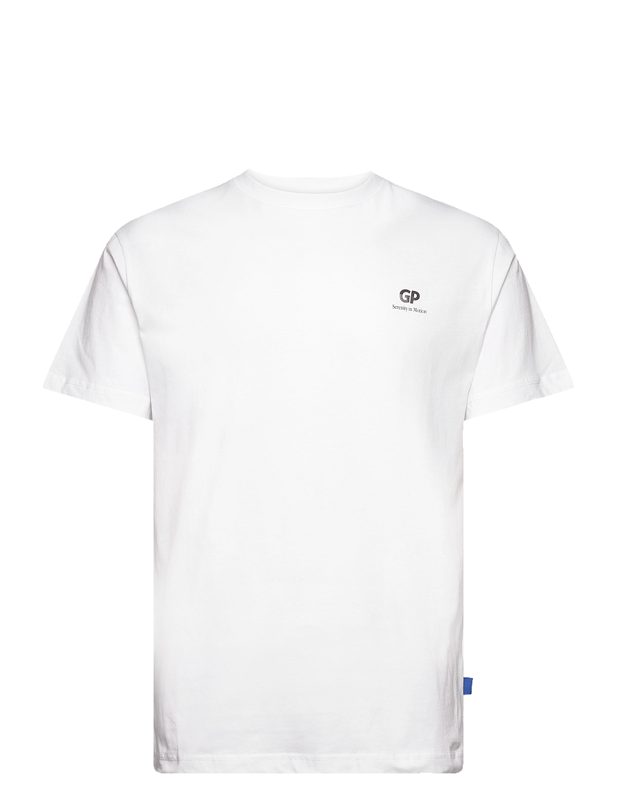 Garment Project - Relaxed Fit Tee - White / Serenity - kurzärmelig - white - 0