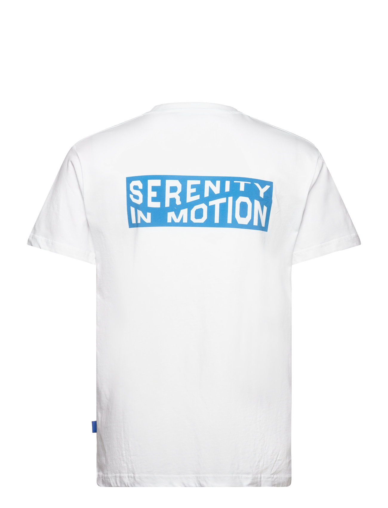 Garment Project - Relaxed Fit Tee - White / Serenity - kortærmede t-shirts - white - 1