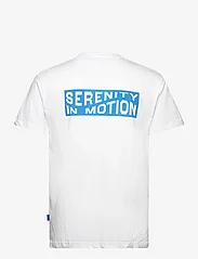 Garment Project - Relaxed Fit Tee - White / Serenity in motion - lyhythihaiset - white - 1