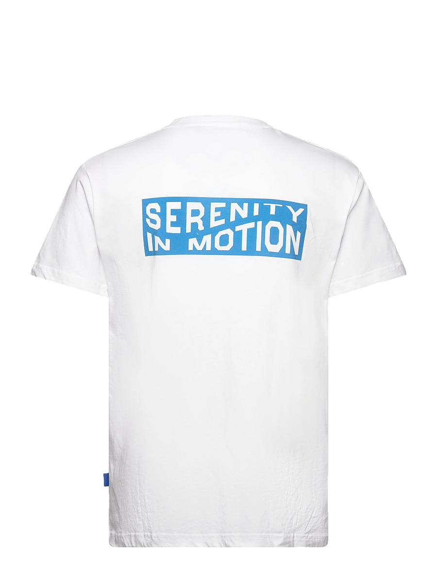 Garment Project - Relaxed Fit Tee - White / Serenity - kurzärmelig - white - 1