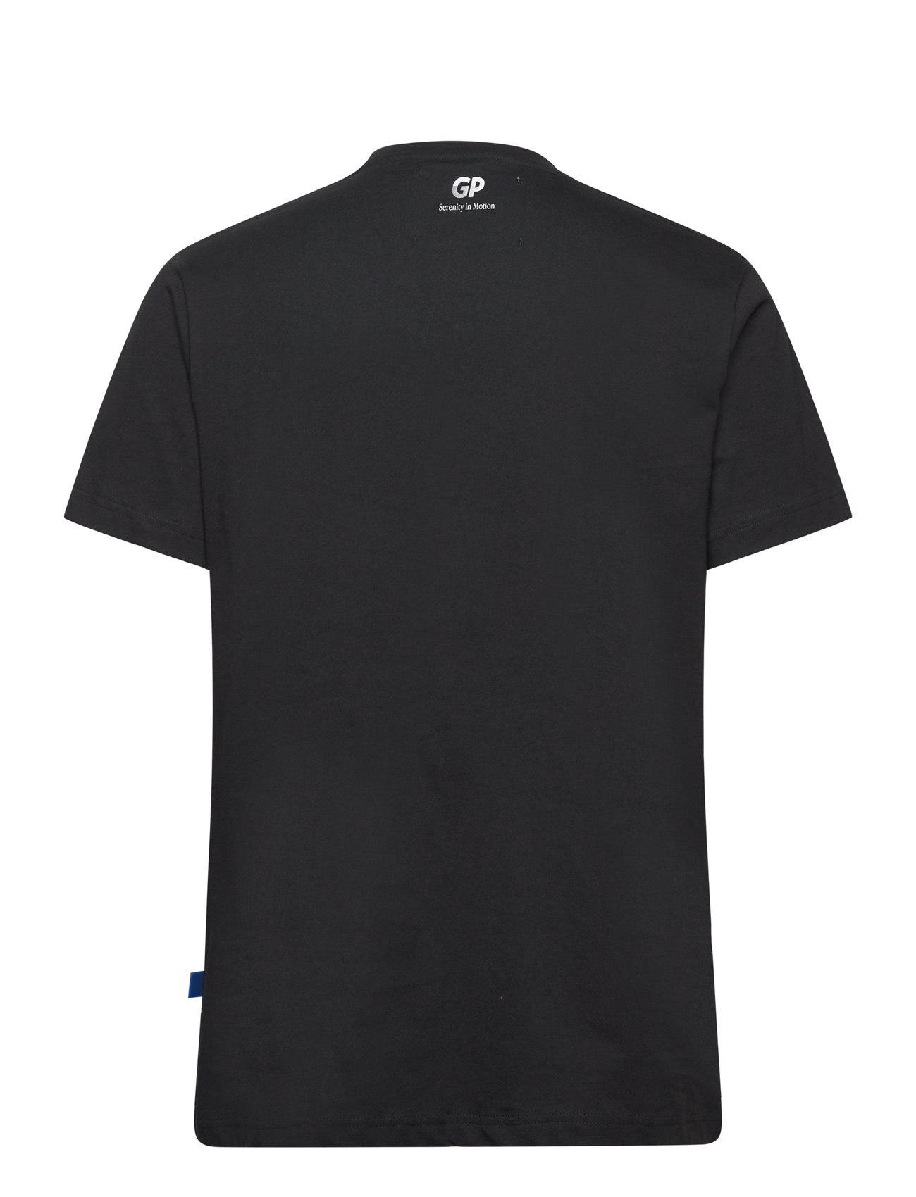 Garment Project - Relaxed Fit Tee - Black / Lazy hazy - kortærmede t-shirts - black/grey a.o.p. - 1