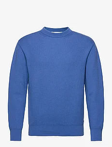 Round Neck Knit - Blue, Garment Project