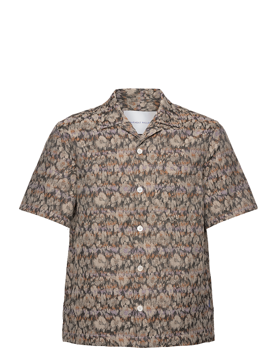 Garment Project - Camp Collar Shirt - Earth Flower - kurzarmhemden - earth - 0