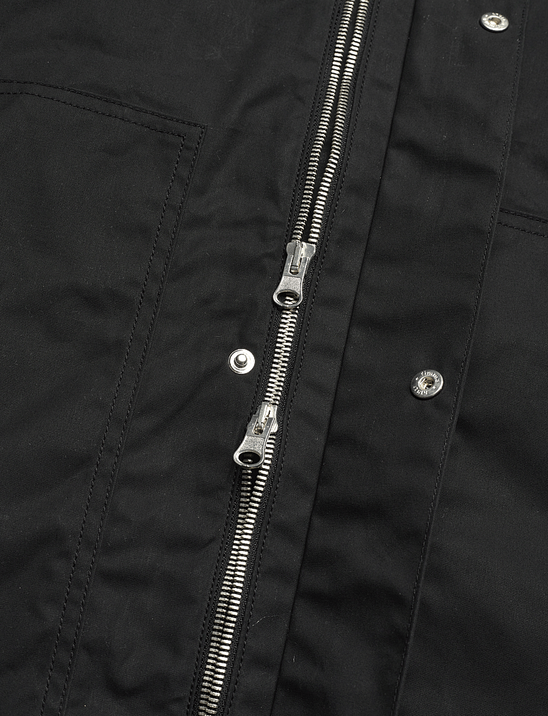 Garment Project - Waxed Cotton Worker - Black - frühlingsjacken - black - 4
