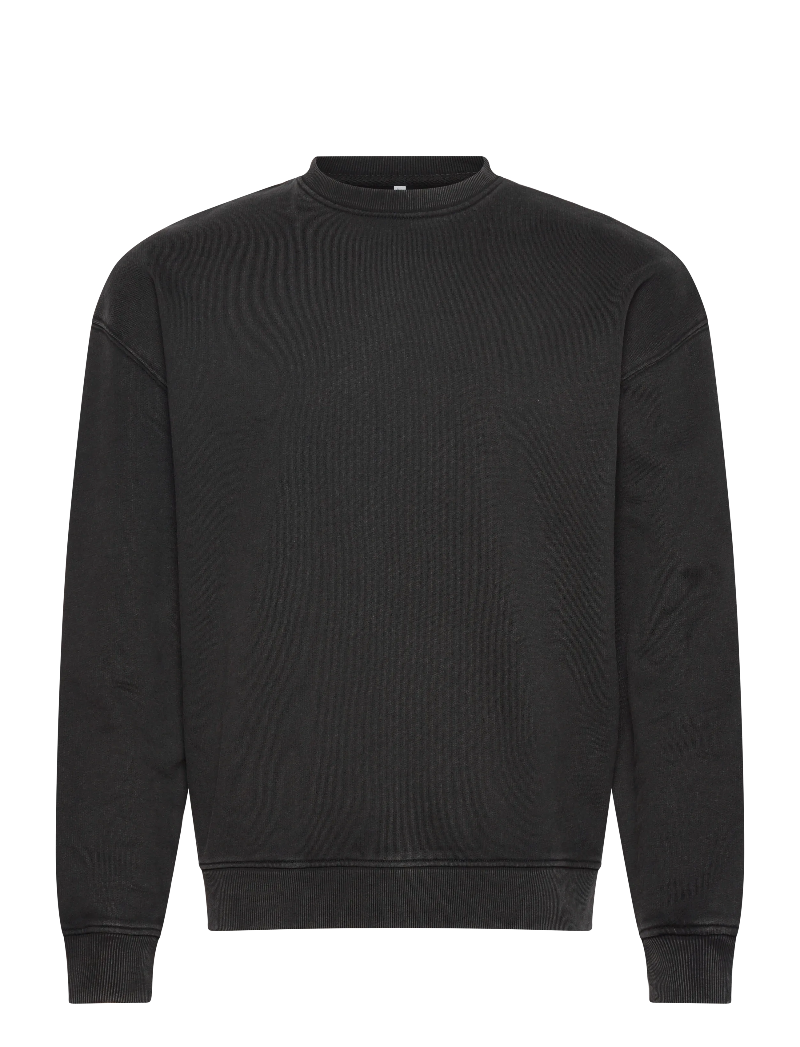 Garment Project GP Drop Shoulder Crew Neck Sweat - - Winter deals - ACID BLACK / black