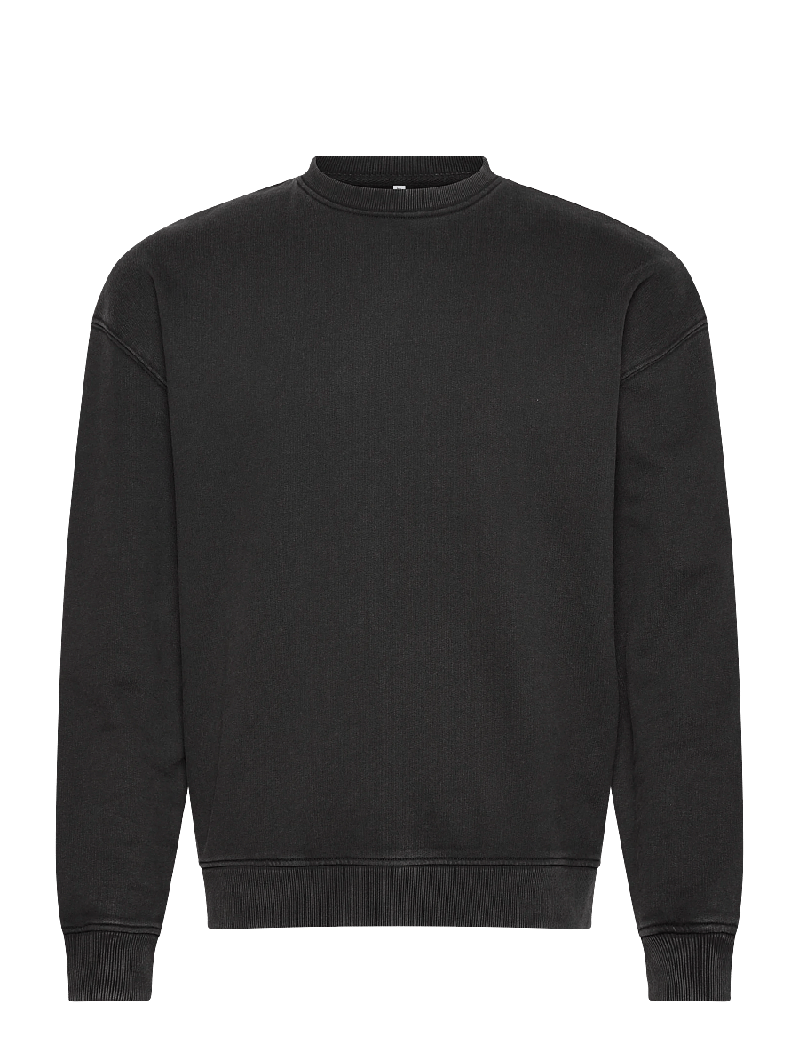 Garment Project - GP Drop Shoulder Crew Neck Sweat - - dressipluusid - acid black - 1