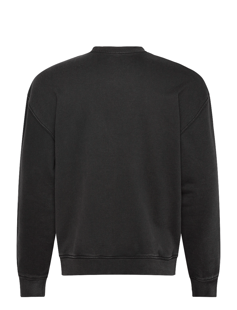 Garment Project - GP Drop Shoulder Crew Neck Sweat - - dressipluusid - acid black - 2