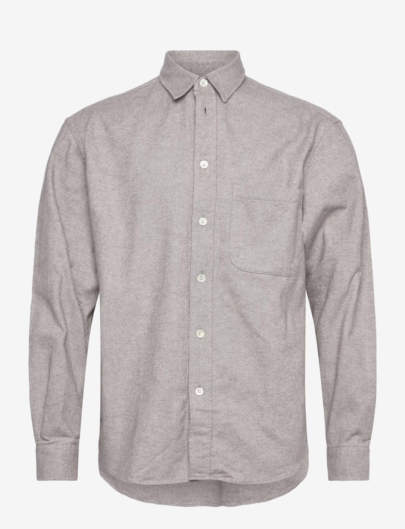 Garment Project - Relaxed Long Sleeved Shirt - Light - casual skjortor - light grey - 0