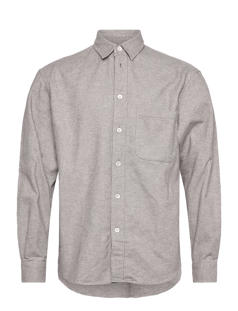 Garment Project - Relaxed Long Sleeved Shirt - Light - casual skjortor - light grey - 0