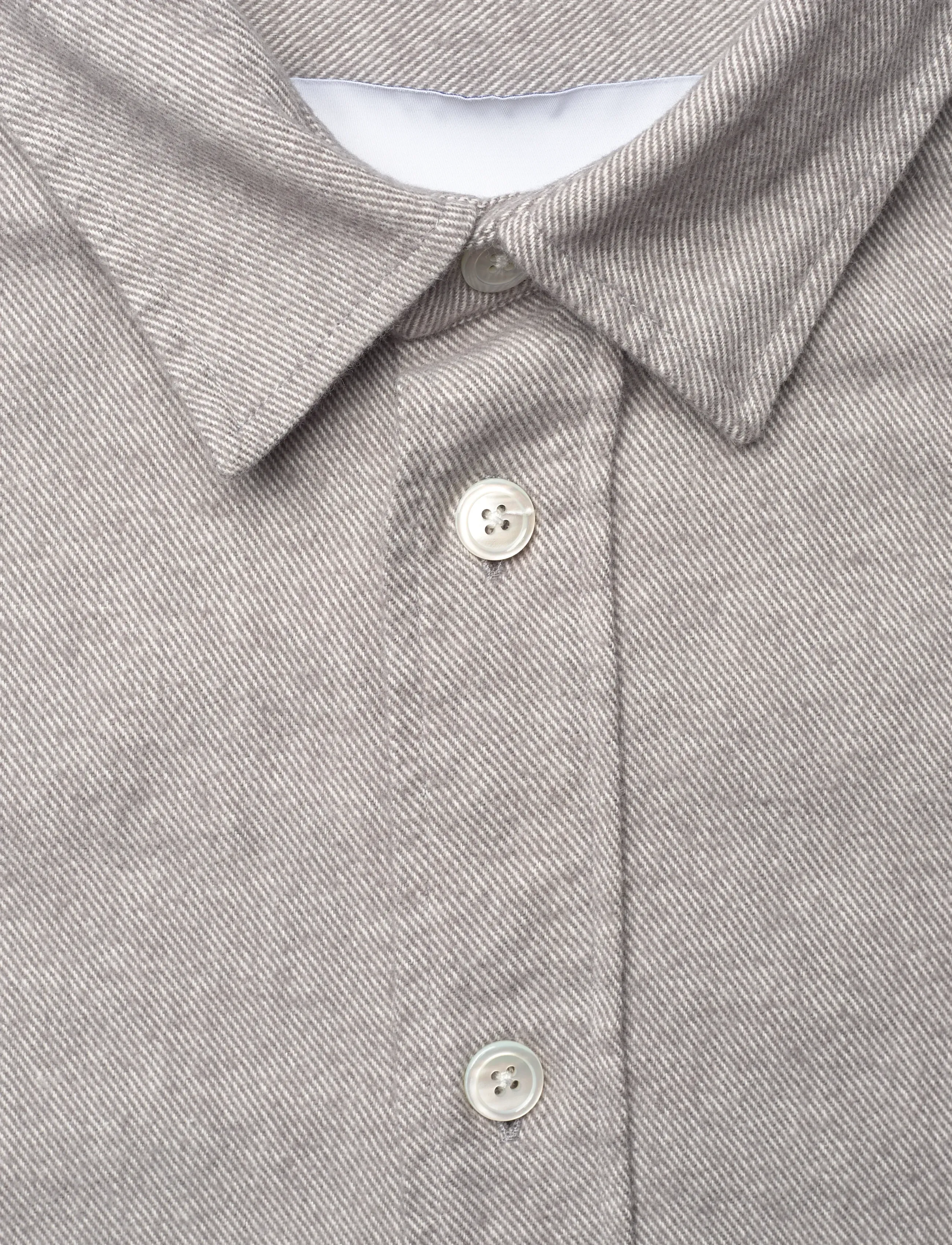 Garment Project - Relaxed Long Sleeved Shirt - Light - verslaðu eftir tilefni - light grey - 2