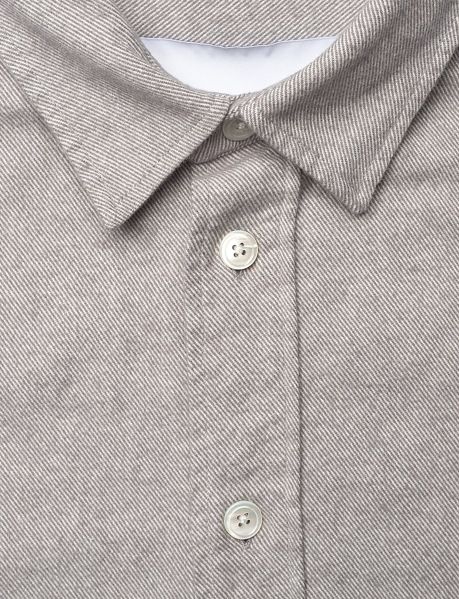 Garment Project - Relaxed Long Sleeved Shirt - Light - verslaðu eftir tilefni - light grey - 2