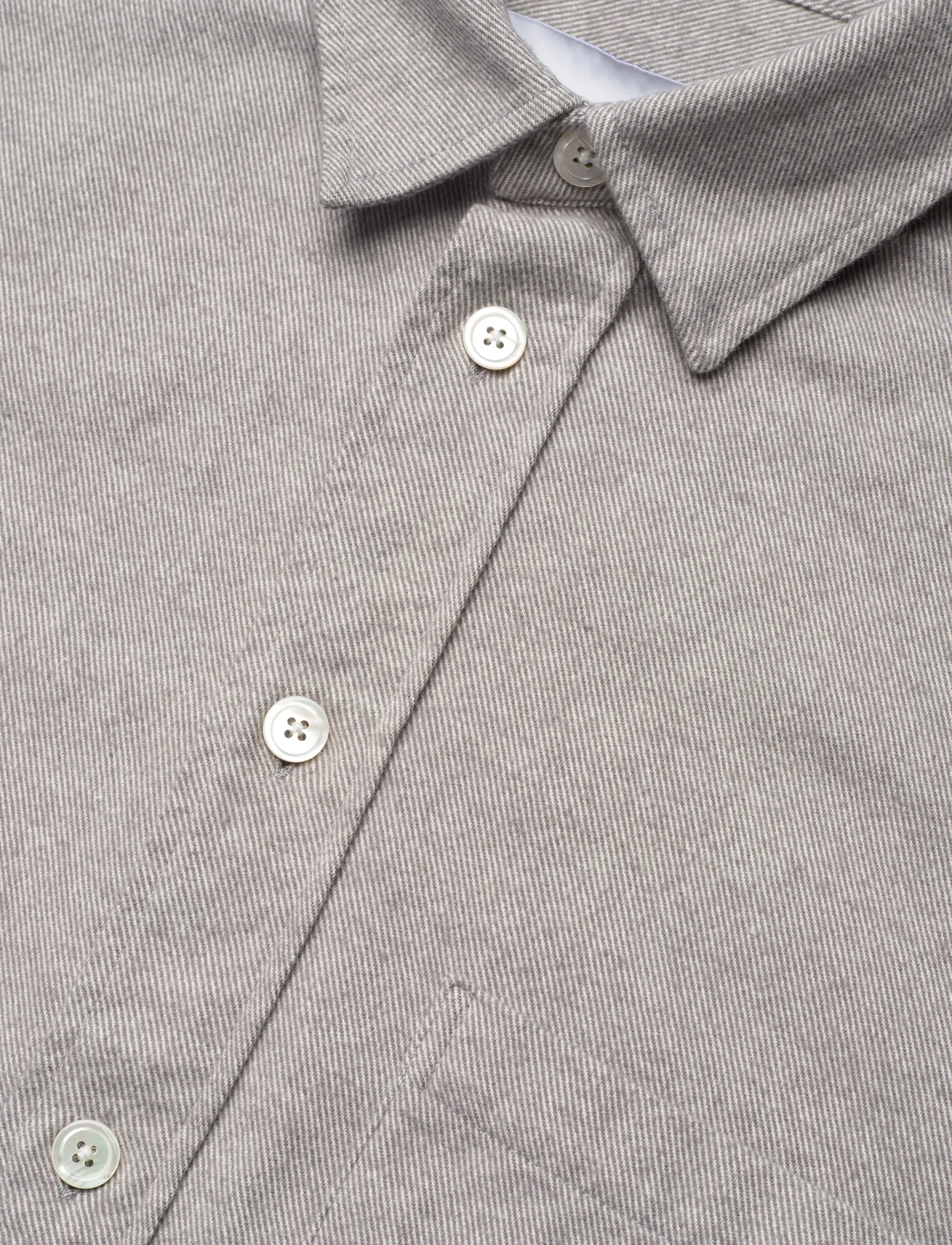 Garment Project - Relaxed Long Sleeved Shirt - Light - verslaðu eftir tilefni - light grey - 3