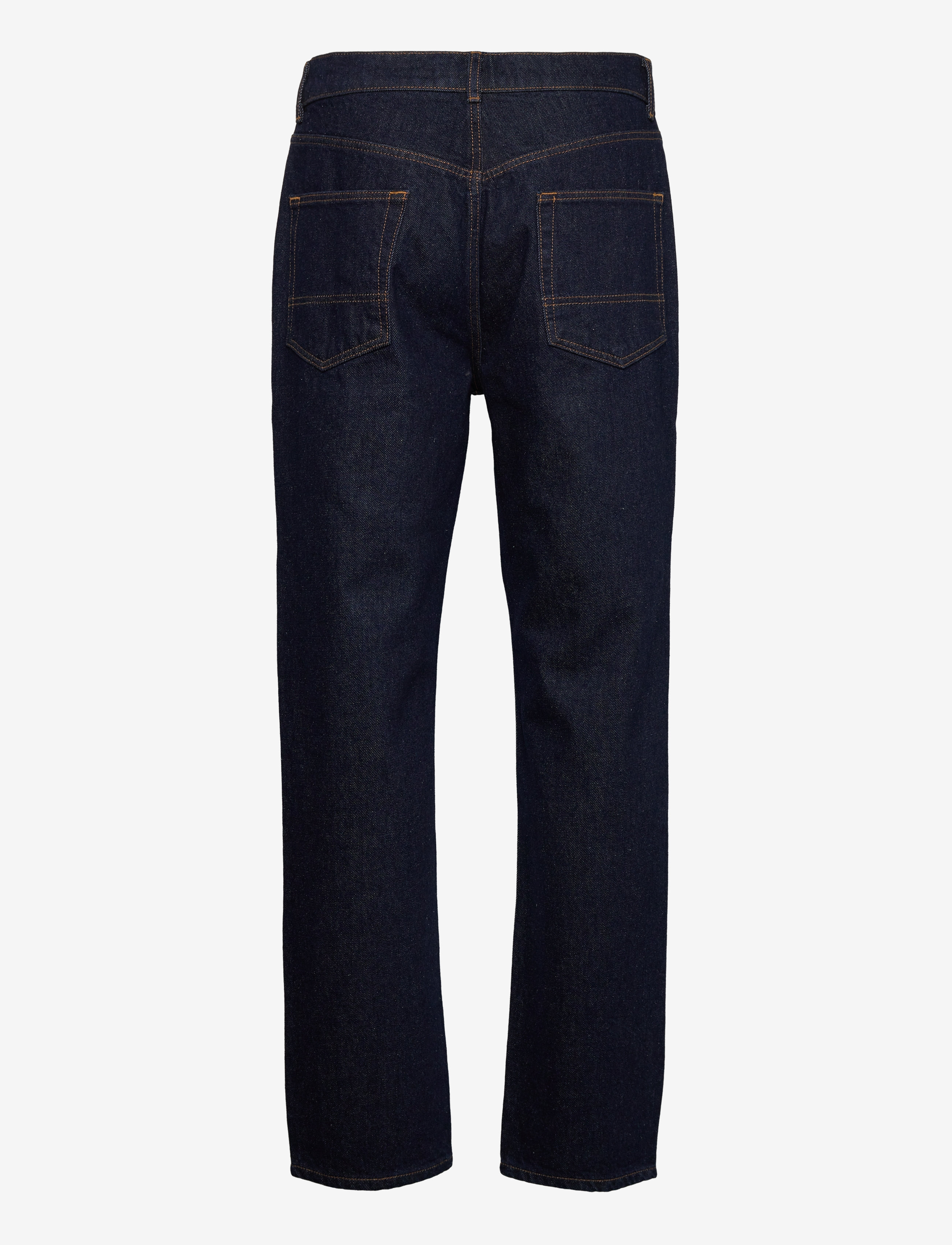 Garment Project Regular Five Pocket Jeans Indigo Rinsed herr – bild 2