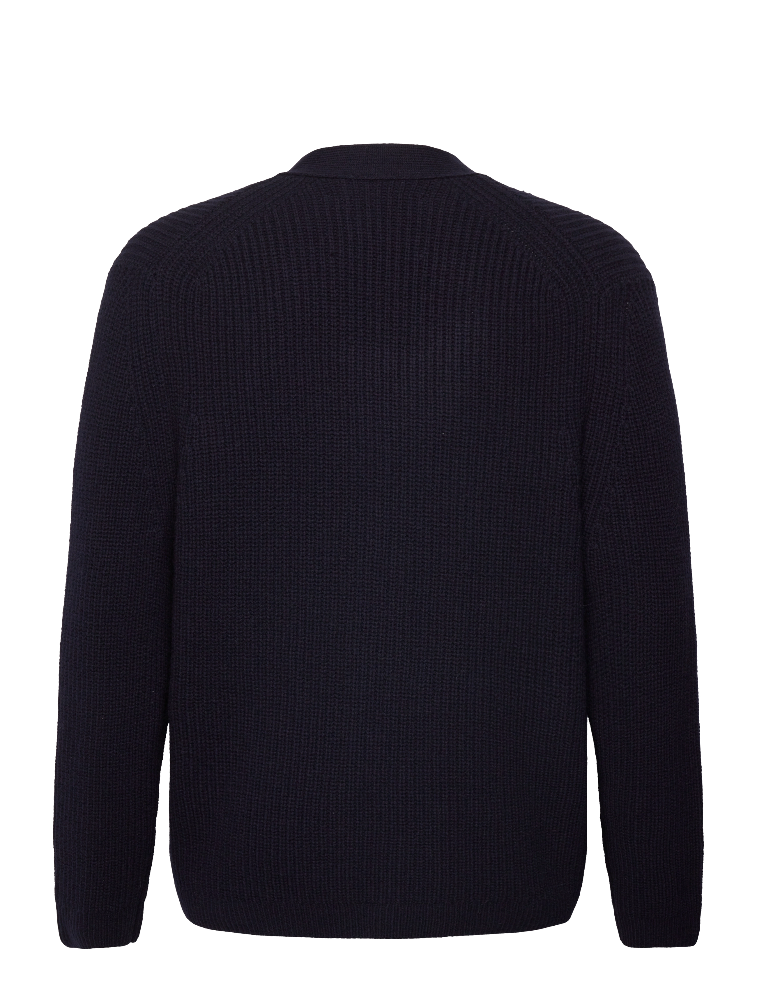Garment Project - Wool Knit Cardigan - Navy - navy - 1