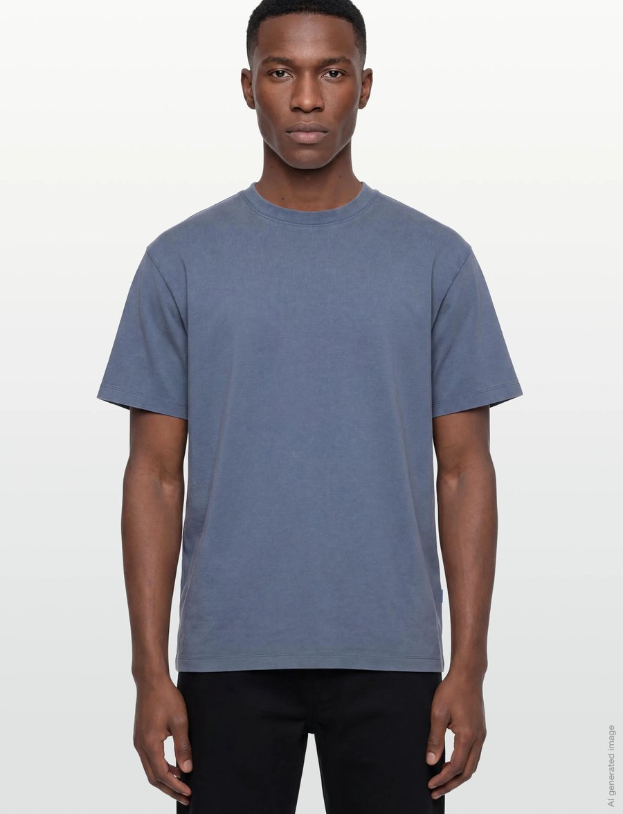 Garment Project - GP Heavy Tee - Acid Blue - kurzärmelige t-shirts - acid blue - 3