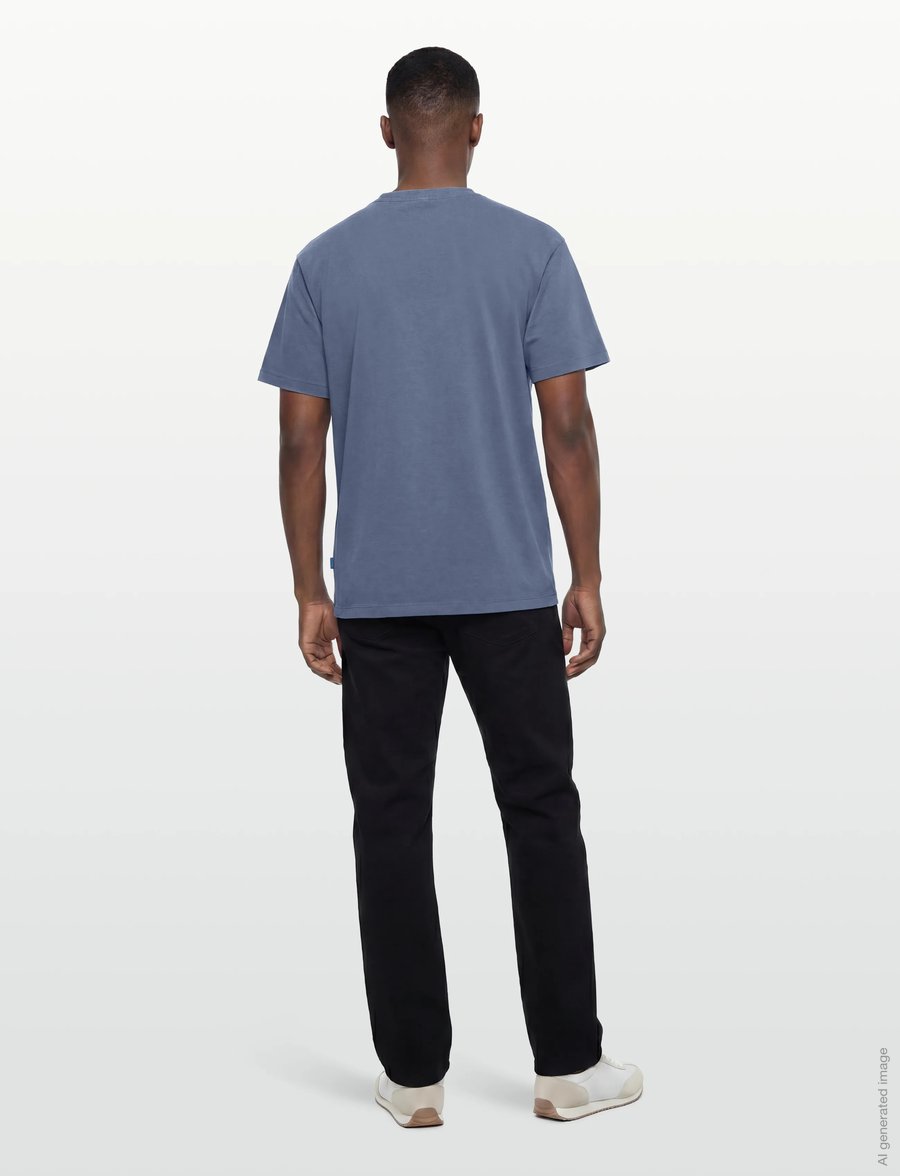 Garment Project - GP Heavy Tee - Acid Blue - kurzärmelige t-shirts - acid blue - 4