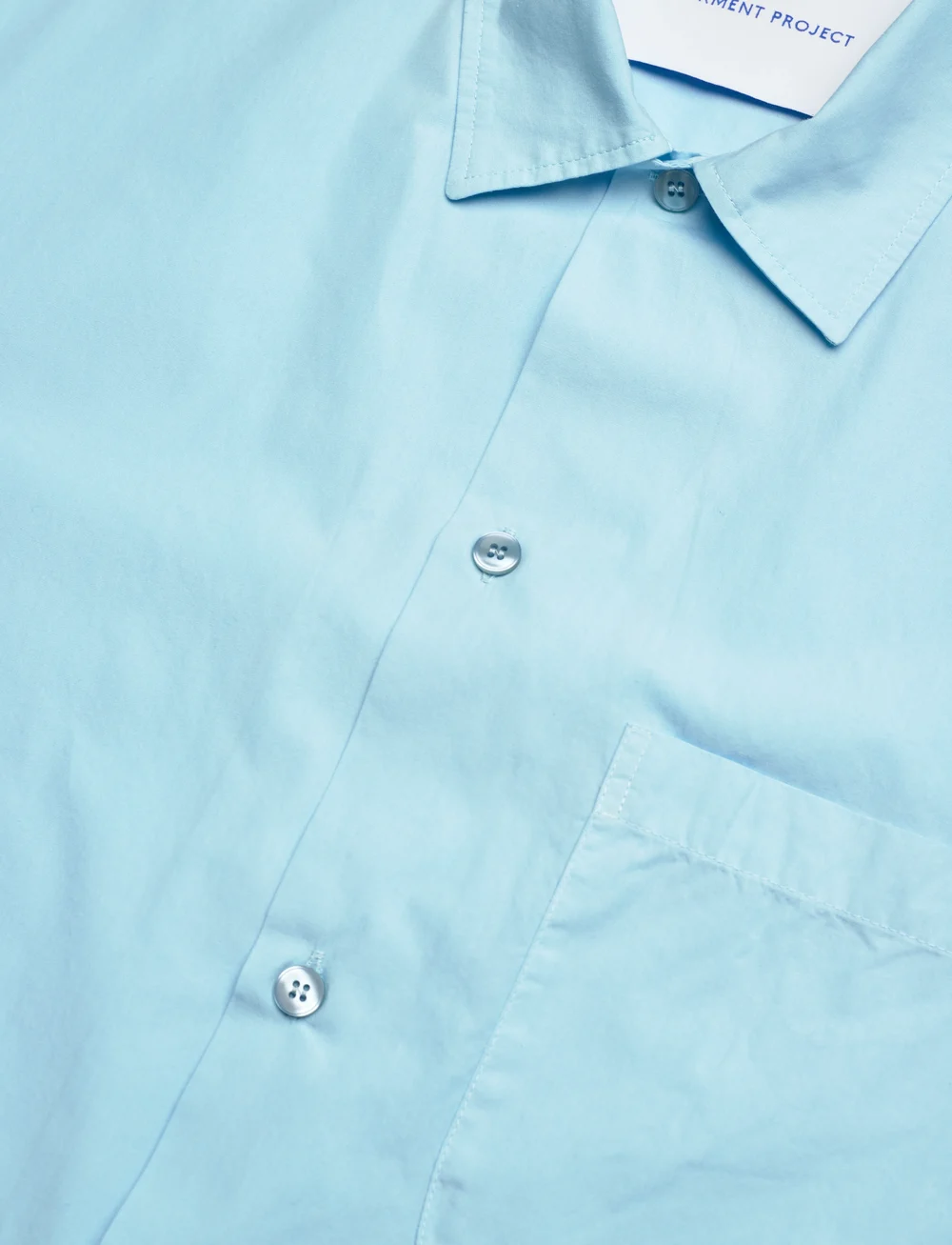 Garment Project - Holiday Shirt - Ice Blue - kurzarmhemden - ice blue - 3